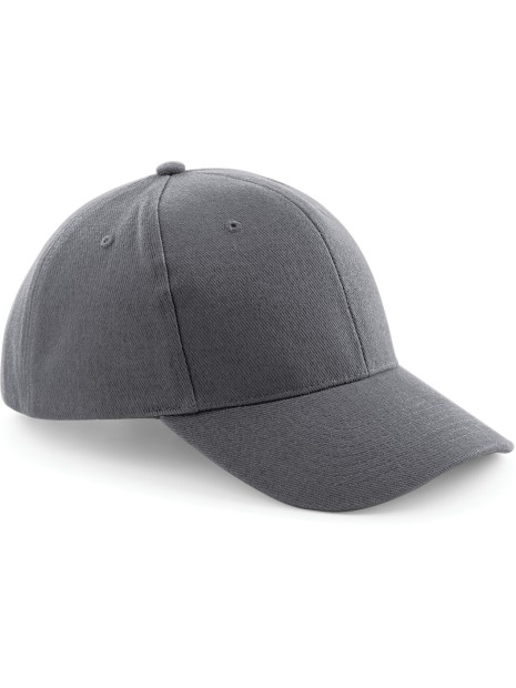 BEECHFIELD Casquette homme Pro-Style en coton brossé - 6 panneaux gris graphite personnalisable