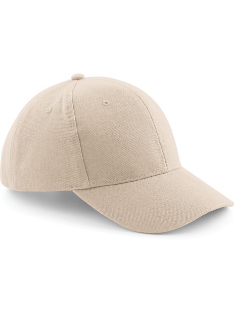 BEECHFIELD Casquette homme Pro-Style en coton brossé - 6 panneaux stone personnalisable
