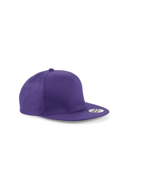 BEECHFIELD Casquette Rapper 5 panneaux mauve personnalisable