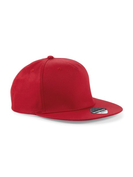 BEECHFIELD Casquette Rapper 5 panneaux rouge classique personnalisable