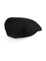 BEECHFIELD Vintage Flat Cap noir personnalisable