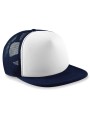 BEECHFIELD JUNIOR VINTAGE SNAPBACK TRUCKER french marine / blanc personnalisable