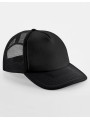 BEECHFIELD JUNIOR VINTAGE SNAPBACK TRUCKER noir/noir personnalisable