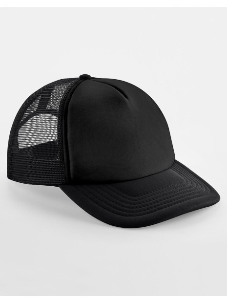 BEECHFIELD JUNIOR VINTAGE SNAPBACK TRUCKER noir/noir personnalisable