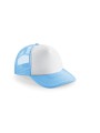 BEECHFIELD JUNIOR VINTAGE SNAPBACK TRUCKER sky/blanc personnalisable