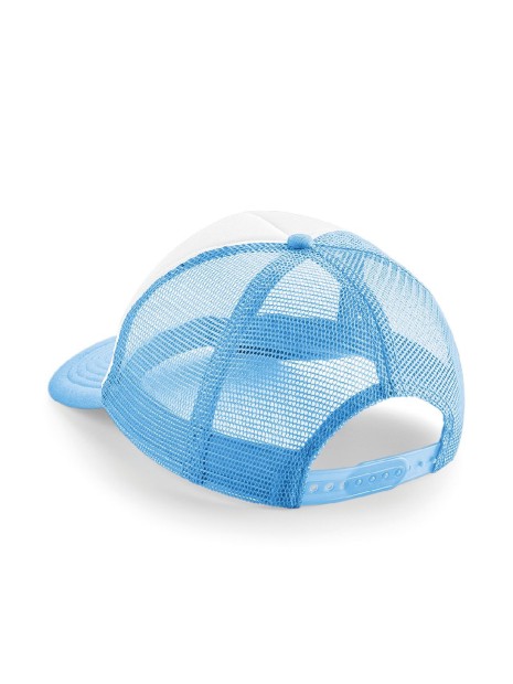 BEECHFIELD JUNIOR VINTAGE SNAPBACK TRUCKER sky/blanc personnalisable