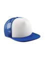 BEECHFIELD JUNIOR VINTAGE SNAPBACK TRUCKER bleu royal brillant/blanc personnalisable