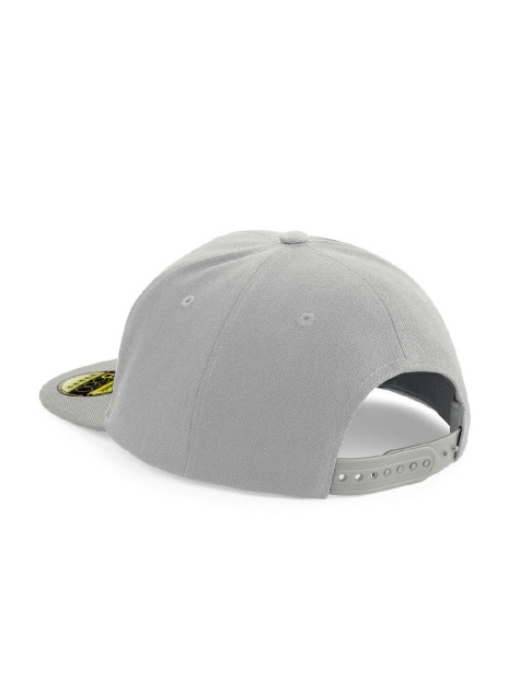 BEECHFIELD ORIGINAL FLAT PEAK SNAPBACK Grey/Grey personnalisable