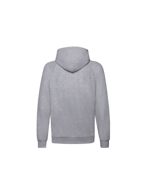 FOL LIGHTWEIGHT HOODED SWEAT heather grey personnalisable