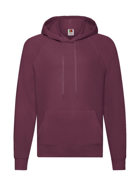 FOL LIGHTWEIGHT HOODED SWEAT bordeaux personnalisable