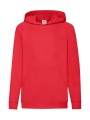 FOL Kids Lightweight Hooded Sweat rouge personnalisable