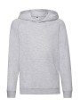 FOL Kids Lightweight Hooded Sweat heather grey personnalisable