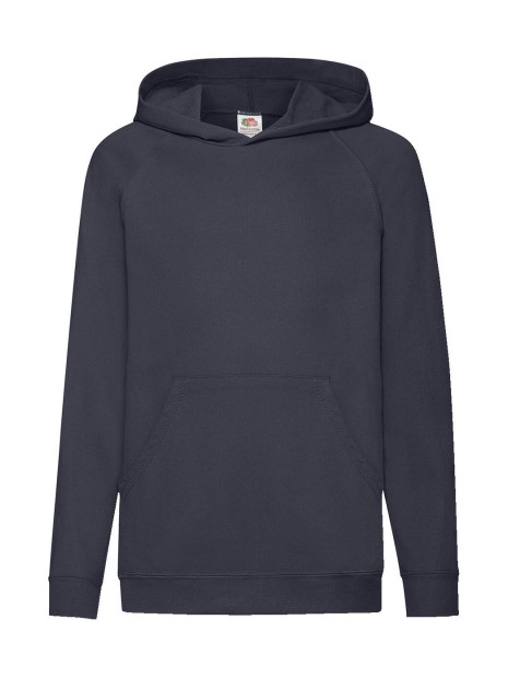 FOL Kids Lightweight Hooded Sweat bleu marine profond personnalisable