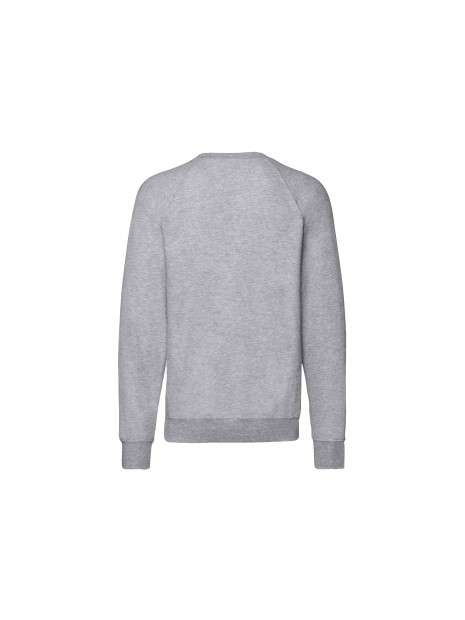 FOL LIGHTWEIGHT RAGLAN SWEAT heather grey personnalisable