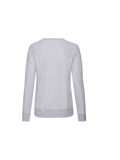 FOL LADIES LIGHTWEIGHT RAGLAN SWEAT heather grey personnalisable
