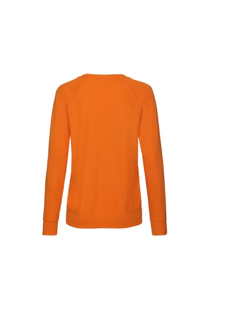 FOL LADIES LIGHTWEIGHT RAGLAN SWEAT orange personnalisable