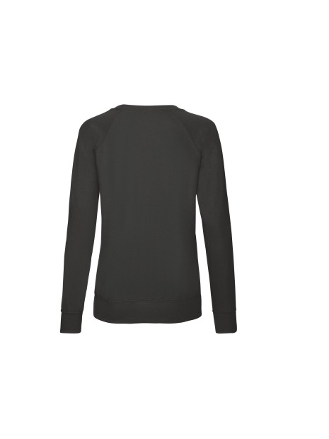 FOL LADIES LIGHTWEIGHT RAGLAN SWEAT graphite clair personnalisable