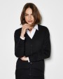 KUSTOM KIT Women's Classic Fit Arundel V Neck Cardigan Pullover personalisierbar