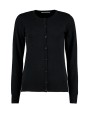 KUSTOM KIT Women's Classic Fit Arundel Crew Neck Cardigan Pullover personalisierbar