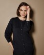 KUSTOM KIT Women's Classic Fit Arundel Crew Neck Cardigan Pullover personalisierbar