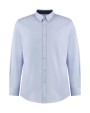 Chemise personnalisable KUSTOM KIT Tailored Fit Premium Contrast Oxford Shirt