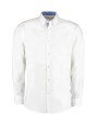 Chemise personnalisable KUSTOM KIT Tailored Fit Premium Contrast Oxford Shirt