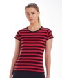 MANTIS WOMEN'S STRIPY T T-Shirt personalisierbar