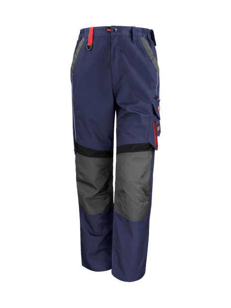 RESULT TECHNICAL TROUSERS bleu marine personnalisable