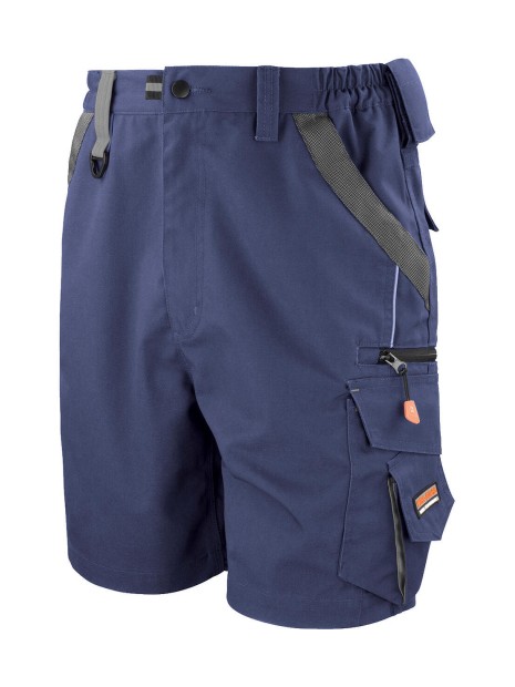 RESULT TECHNICAL SHORTS bleu marine personnalisable