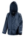 RESULT Junior Stormdri Jacket bleu marine personnalisable