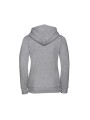 RUSSELL LADIES'' AUTHENTIC ZIPPED HOOD JACKET light oxford personnalisable