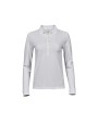 TEE JAYS LADIES LUXURY STRETCH LONG SLEEVE POLO Poloshirt personalisierbar