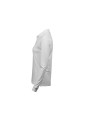 TEE JAYS LADIES LUXURY STRETCH LONG SLEEVE POLO blanc personnalisable