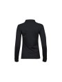 TEE JAYS LADIES LUXURY STRETCH LONG SLEEVE POLO noir personnalisable