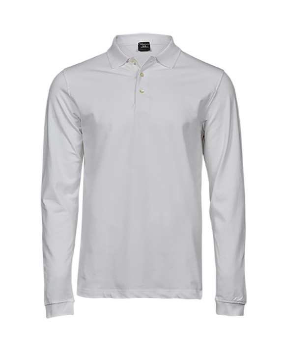 Polo personnalisable TEE JAYS LUXURY STRETCH LONG SLEEVE POLO