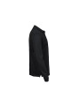 TEE JAYS LUXURY STRETCH LONG SLEEVE POLO noir personnalisable