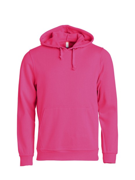 CLIQUE Basic Hoody Bright cerise personnalisable