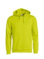 CLIQUE Basic Hoody Visibility green personnalisable