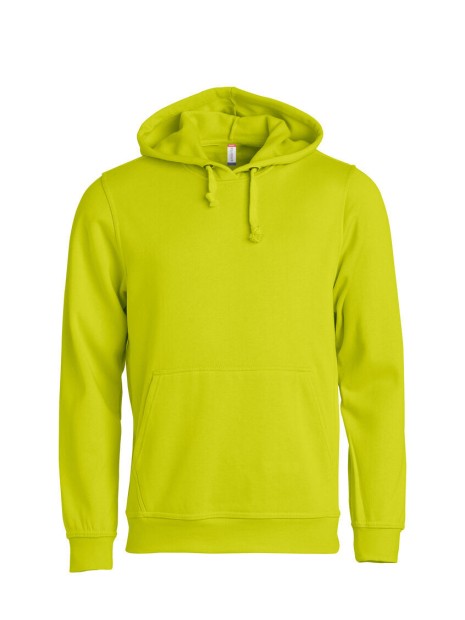 CLIQUE Basic Hoody Visibility green personnalisable
