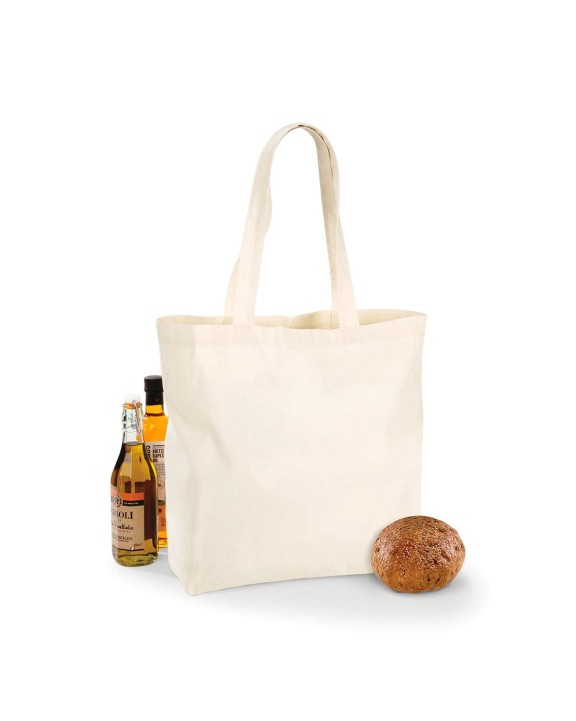 Tote bag WESTFORDMILL Shopper van katoen voor bedrukking &amp; borduring