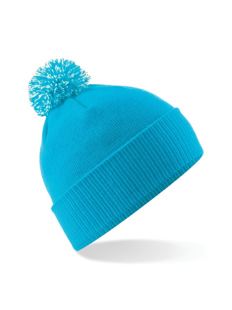 BEECHFIELD Bonnet Snowstar® Surf Blue/Off White personnalisable