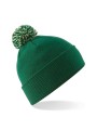 BEECHFIELD Bonnet Snowstar® Bottle Green/Off White personnalisable