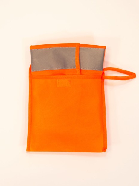 Gilets de sécurité à personnaliser FLUOFLASH Safety Pocket orange fluo