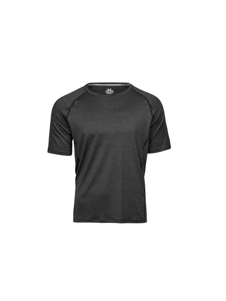 TEE JAYS COOLDRY TEE Black Melange personnalisable