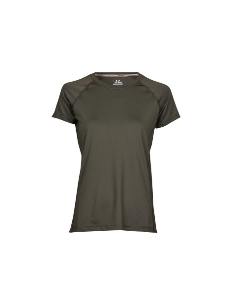 TEE JAYS WOMENS COOLDRY TEE deep green personnalisable
