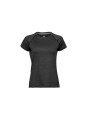 TEE JAYS WOMENS COOLDRY TEE Black Melange personnalisable