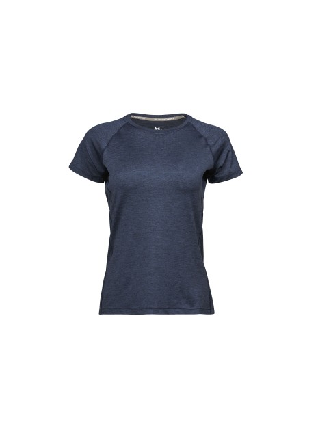 TEE JAYS WOMENS COOLDRY TEE navy melange personnalisable
