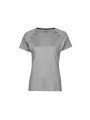 TEE JAYS WOMENS COOLDRY TEE gris chiné personnalisable