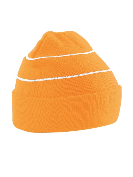 BEECHFIELD Enhanced-Viz Knitted Hat flo orange personnalisable