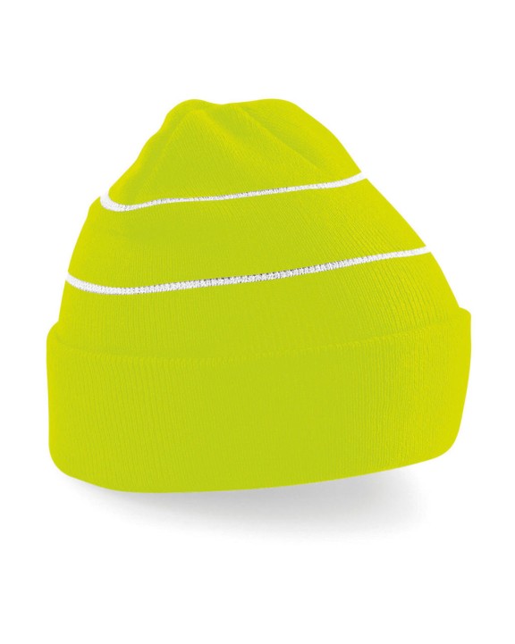 Bonnet, Écharpe & Gant personnalisable BEECHFIELD Enhanced-Viz Knitted Hat